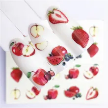 1 piezas de moda colorido flores frutas uñas de irregulares pequeñas cuentas manicura 3D decoración del arte del clavo en la rueda Accesorios(China)