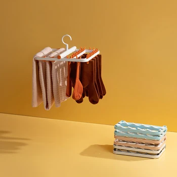 Foldable Laundry Rack Storage Rack Hanger With 24 Clips Anti-Wrap Hanger Underwear Socks Clip Fixed Device For Household Cloth
Foldable Laundry Rack Storage Rack Hanger With 24 Clips Anti-Wrap Hanger Underwear Socks Clip Fixed Device For Household Cloth