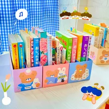 Kawaii Bear Desk Book Holder Stand Students Bookshelf Book Box Girl Desktop Storage Box Stationery File Basket Desk Organizer
Kawaii Bear Desk Book Holder Stand Students Bookshelf Book Box Girl Desktop Storage Box Stationery File Basket Desk Organizer