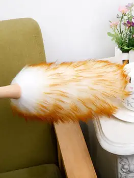 New Electrostatic Dust-free Household Natural Fine Fiber Removal Duster Living Room Non-static Dust Hair with Bamboo Handle 
New Electrostatic Dust-free Household Natural Fine Fiber Removal Duster Living Room Non-static Dust Hair with Bamboo Handle