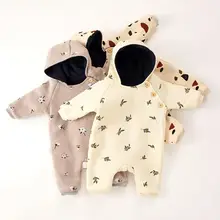 Thicken Baby Clothing Winter Autumn New Fashion Infant Toddler Girls Clothes Warm Print Long Sleeve Romper Jumpsuit 
Thicken Baby Clothing Winter Autumn New Fashion Infant Toddler Girls Clothes Warm Print Long Sleeve Romper Jumpsuit