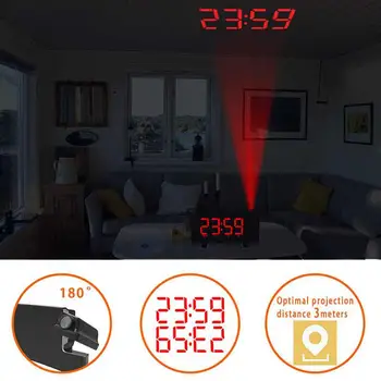 FM76-108 band radio Clock Digital 8 inch LED Projector Projection Snooze Alarm Clock Radio Timer Backlight 3W speakers home
FM76-108 band radio Clock Digital 8 inch LED Projector Projection Snooze Alarm Clock Radio Timer Backlight 3W speakers home