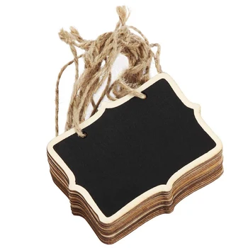 Hot Sale Chalkboard Hanging Wooden Chalkboard Signs Mini Wood Chalkboard Labels Rectangle Blackboard Massage Board Sign 
Hot Sale Chalkboard Hanging Wooden Chalkboard Signs Mini Wood Chalkboard Labels Rectangle Blackboard Massage Board Sign