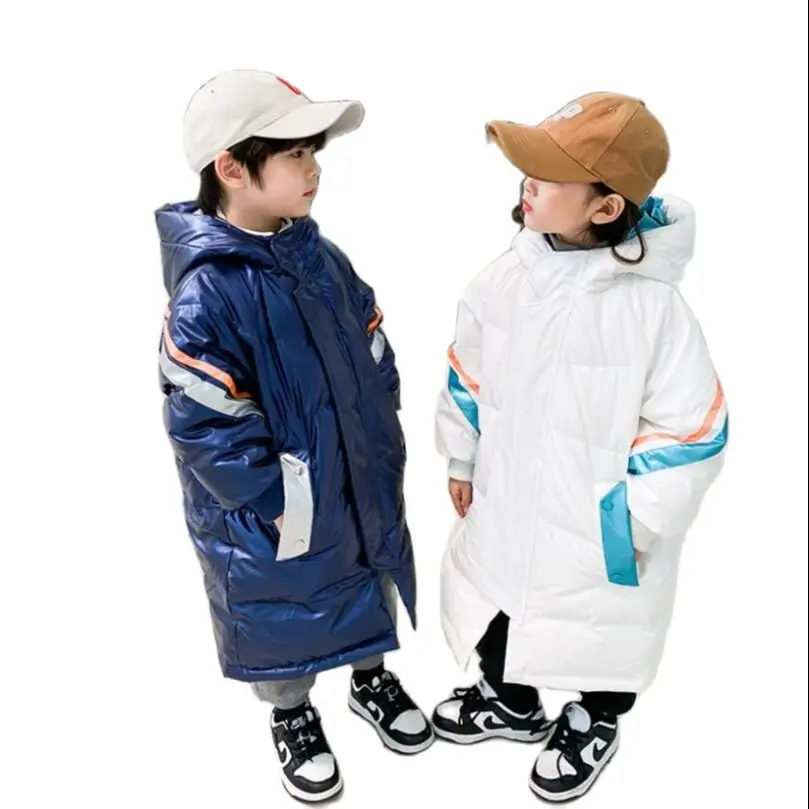 Winter Baby Girls Boys Windbreaker 1-9Y Little Kids X-Long Hooded Children No-wash Clothes Autumn White Duck Down Warm Jacket 
Winter Baby Girls Boys Windbreaker 1-9Y Little Kids X-Long Hooded Children No-wash Clothes Autumn White Duck Down Warm Jacket