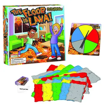 Children's Color Box Newest Floor Lava Innovative Volcano Children's Rotating Card Game Card Family Board Game 
Children's Color Box Newest Floor Lava Innovative Volcano Children's Rotating Card Game Card Family Board Game