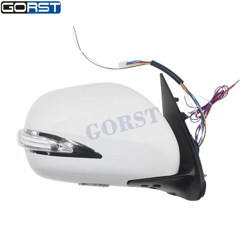 Accessories Car-Styling Electric Reflector Rearview Mirror Side Mirror Exterior With Led Light For Toyota Hiace 200 2005-2015-16