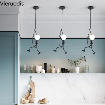 Nordic Iron Villain Pendant Lights Retro Creative Lamp for Living Room Bedroom Restaurant Cafe Lotel Luminaire Suspension
Nordic Iron Villain Pendant Lights Retro Creative Lamp for Living Room Bedroom Restaurant Cafe Lotel Luminaire Suspension