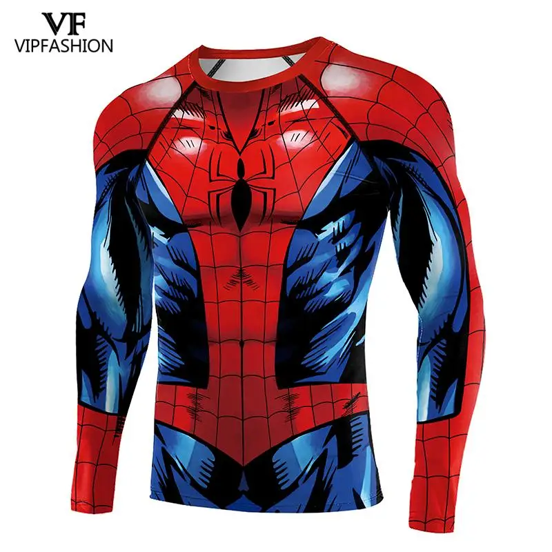 VIP FASHION 2020 New Shirts For Male Adult Spiderman Cosplay Printed Workout Compression Gym Long Sleeve Raglan Sleeves Tops
VIP FASHION 2020 New Shirts For Male Adult Spiderman Cosplay Printed Workout Compression Gym Long Sleeve Raglan Sleeves Tops