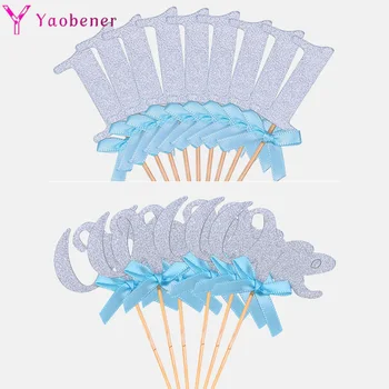 First Boy Girl Party Silver Blue Glitter Paper 1 Cake Topper Happy Birthday Decoration Kids Baby 1st One Year Birthday Supplies 
First Boy Girl Party Silver Blue Glitter Paper 1 Cake Topper Happy Birthday Decoration Kids Baby 1st One Year Birthday Supplies