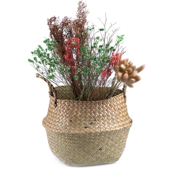 1pcs Handmade Foldable Seagrass Baskets Laundry Clothing Storage Wicker Rattan Woven Straw Bamboo Toy Flower Pot Plant Basket
1pcs Handmade Foldable Seagrass Baskets Laundry Clothing Storage Wicker Rattan Woven Straw Bamboo Toy Flower Pot Plant Basket