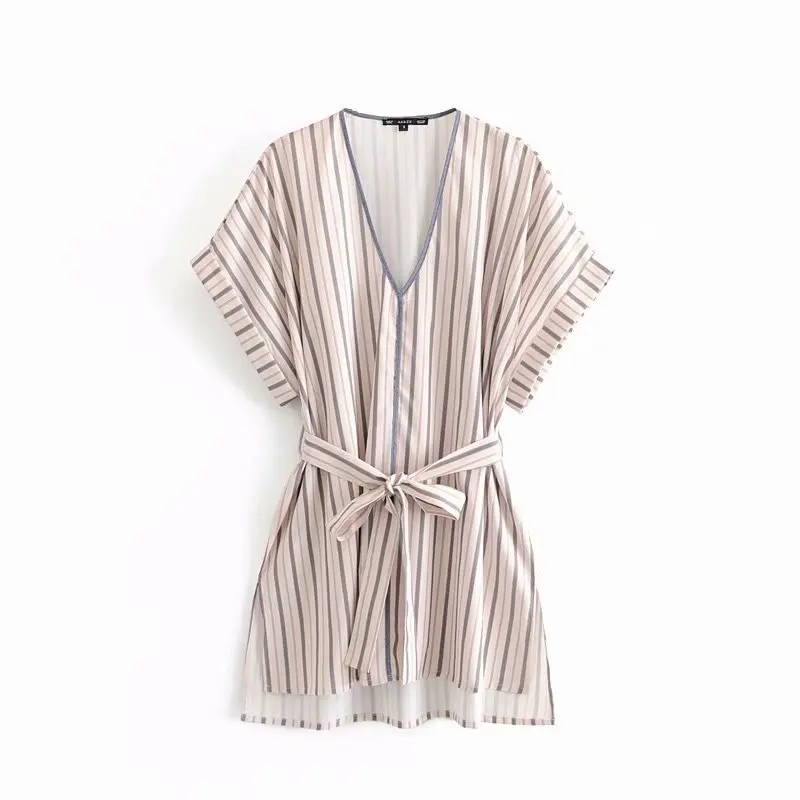 Short Sleeve Women's Loose-Fit Korean-style 2019 Summer Wear New Style Sense of Design Tops Non-mainstream Shirt with Belt Strip
Short Sleeve Women's Loose-Fit Korean-style 2019 Summer Wear New Style Sense of Design Tops Non-mainstream Shirt with Belt Strip