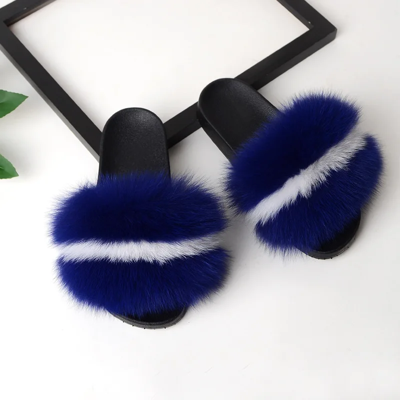 2019 Rainbow Real Fox Slippers Fluffy Slippers Colorful Fuzzy Slides Soft Plush Fur Slippers Flip Flops Summer Shoes Women
2019 Rainbow Real Fox Slippers Fluffy Slippers Colorful Fuzzy Slides Soft Plush Fur Slippers Flip Flops Summer Shoes Women
