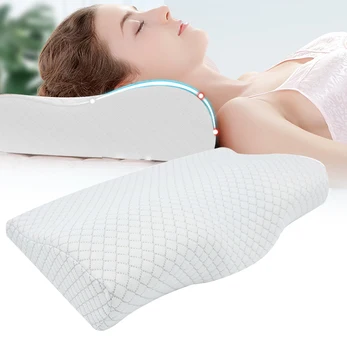 Diamond Grid Slow Rebound Contour Butterfly-shaped Memory Foam Cervical Orthopedic Pillow for Neck Pain Cervical Relax Pillow
Diamond Grid Slow Rebound Contour Butterfly-shaped Memory Foam Cervical Orthopedic Pillow for Neck Pain Cervical Relax Pillow
