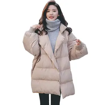 Winter Coat Women Parkas Loose Warm Winter Jacket Femme Thick Casual Button Long Sleeve Winter Women Coat Padded Outerwear Q1884
Winter Coat Women Parkas Loose Warm Winter Jacket Femme Thick Casual Button Long Sleeve Winter Women Coat Padded Outerwear Q1884