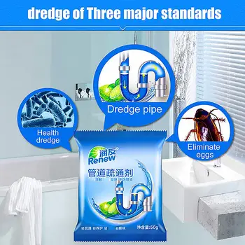 50ML Strong Pipe Dredging Agent Kitchen Sewer Toilet Cleaner Pipe Dredging Powder Kitchen Bathroom Cleaning Supplies
50ML Strong Pipe Dredging Agent Kitchen Sewer Toilet Cleaner Pipe Dredging Powder Kitchen Bathroom Cleaning Supplies