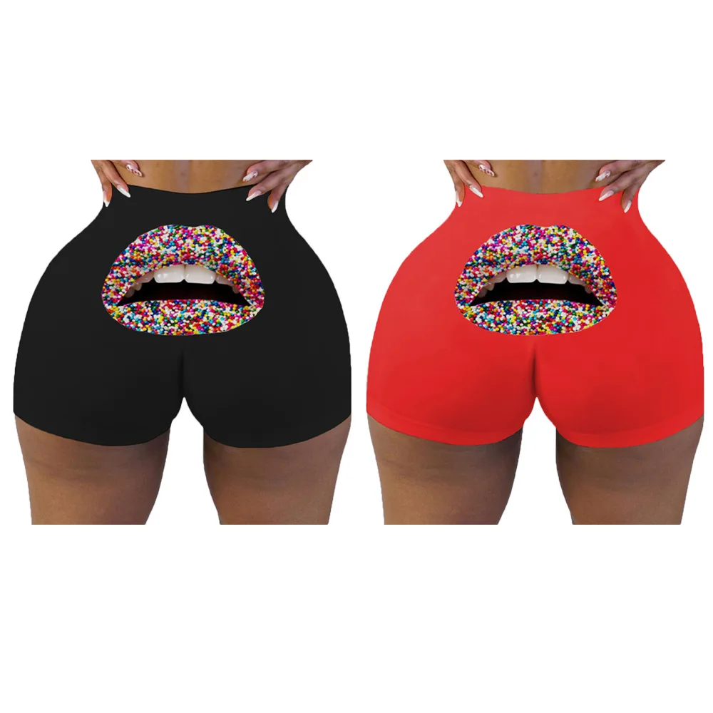 2020 Summer Women Shorts Hot Style Model Solid-color Lip Print Polyester&Spandex Material European and American Casual Fashion
2020 Summer Women Shorts Hot Style Model Solid-color Lip Print Polyester&Spandex Material European and American Casual Fashion