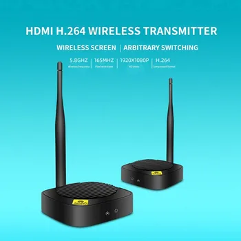 5.8GHz Wireless HDMI Transmitter and Receiver Wireless HDMI Extender Kit For TV Projector Support Up to 1080p@60Hz 50M
5.8GHz Wireless HDMI Transmitter and Receiver Wireless HDMI Extender Kit For TV Projector Support Up to 1080p@60Hz 50M