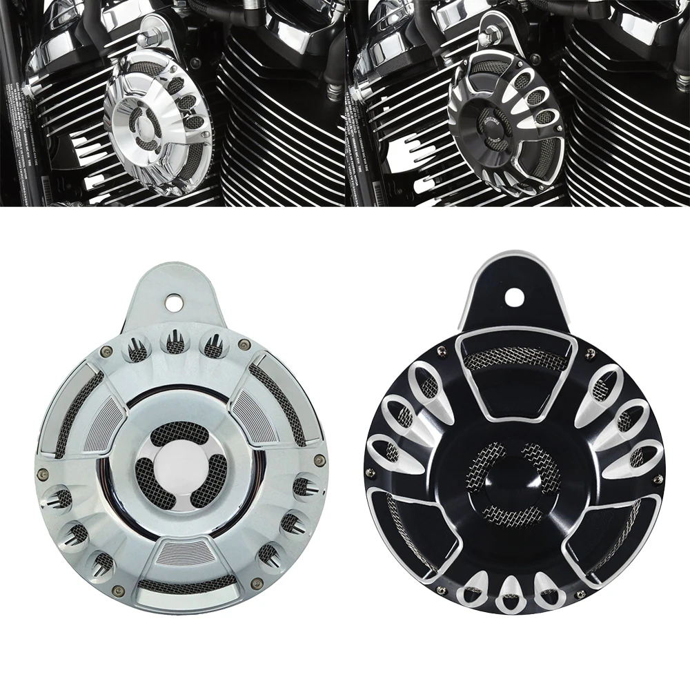 Motorcycle Chrome Black Horn Kit Cover CNC Aluminum For Harley Touring FLT Big Twin Cam Sportster XL 2007-up 1991-16 2019 2021
Motorcycle Chrome Black Horn Kit Cover CNC Aluminum For Harley Touring FLT Big Twin Cam Sportster XL 2007-up 1991-16 2019 2021