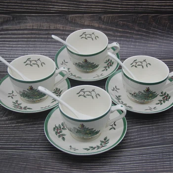 European Christmas Tea Cup New Year's Gift Coffee Cup Saucer Set Christmas Tree Tea Cup with Saucer and Spoon Cup Coffee Bb50
European Christmas Tea Cup New Year's Gift Coffee Cup Saucer Set Christmas Tree Tea Cup with Saucer and Spoon Cup Coffee Bb50