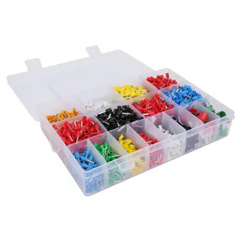 2120PCS Electrical Connectors E0508 - E16-12 VE Tube Type Pre-Insulated Wire Terminals Set for Garages Automotive Electricians
2120PCS Electrical Connectors E0508 - E16-12 VE Tube Type Pre-Insulated Wire Terminals Set for Garages Automotive Electricians