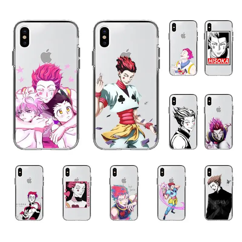 Чехол для телефона Hisoka Anime Hunter X hunter Для iphone 13 8 7 6 6S Plus 5S SE 2020 XR 11 12 pro XS MAX | Мобильные