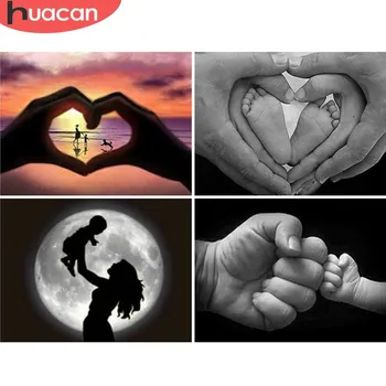 HUACAN Diamond Embroidery Parents And Children 5D DIY Diamond Painting Full Drill Square Picture Of Rhinestone Home Decoration
HUACAN Diamond Embroidery Parents And Children 5D DIY Diamond Painting Full Drill Square Picture Of Rhinestone Home Decoration