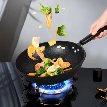 Newly Frying Pan with Lid Non-Stick Granite Small Frying Pan Wok Multifunctional Easy to Clean for Kitchen TE889
Newly Frying Pan with Lid Non-Stick Granite Small Frying Pan Wok Multifunctional Easy to Clean for Kitchen TE889