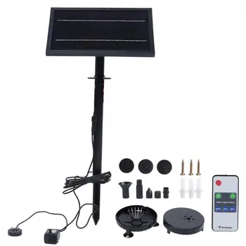 Garden Solar Floating Fountain 9V 8W Remote Control Floating Solar Fountain Pump with Light for Garden Outdoor Landscape Decor
Garden Solar Floating Fountain 9V 8W Remote Control Floating Solar Fountain Pump with Light for Garden Outdoor Landscape Decor