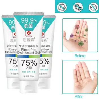 1PCS 80ML Hand Sanitizer Antibacterial Moisturizing Disposable No Clean Hand Sanitizer Gel 75% Alcohol Hand Wash Gel Portable
1PCS 80ML Hand Sanitizer Antibacterial Moisturizing Disposable No Clean Hand Sanitizer Gel 75% Alcohol Hand Wash Gel Portable