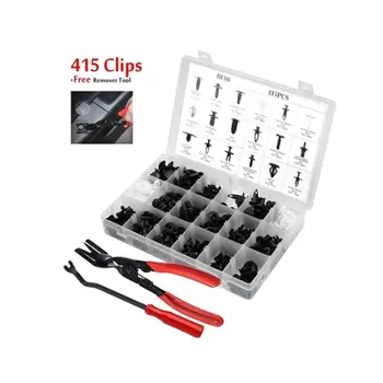 415 Pcs Mixed Universal Box-Packed Clip Plastic Snap Joint Nylon Clips Rivet Door Buckle Fasteners Clips Auto Fastener 
415 Pcs Mixed Universal Box-Packed Clip Plastic Snap Joint Nylon Clips Rivet Door Buckle Fasteners Clips Auto Fastener