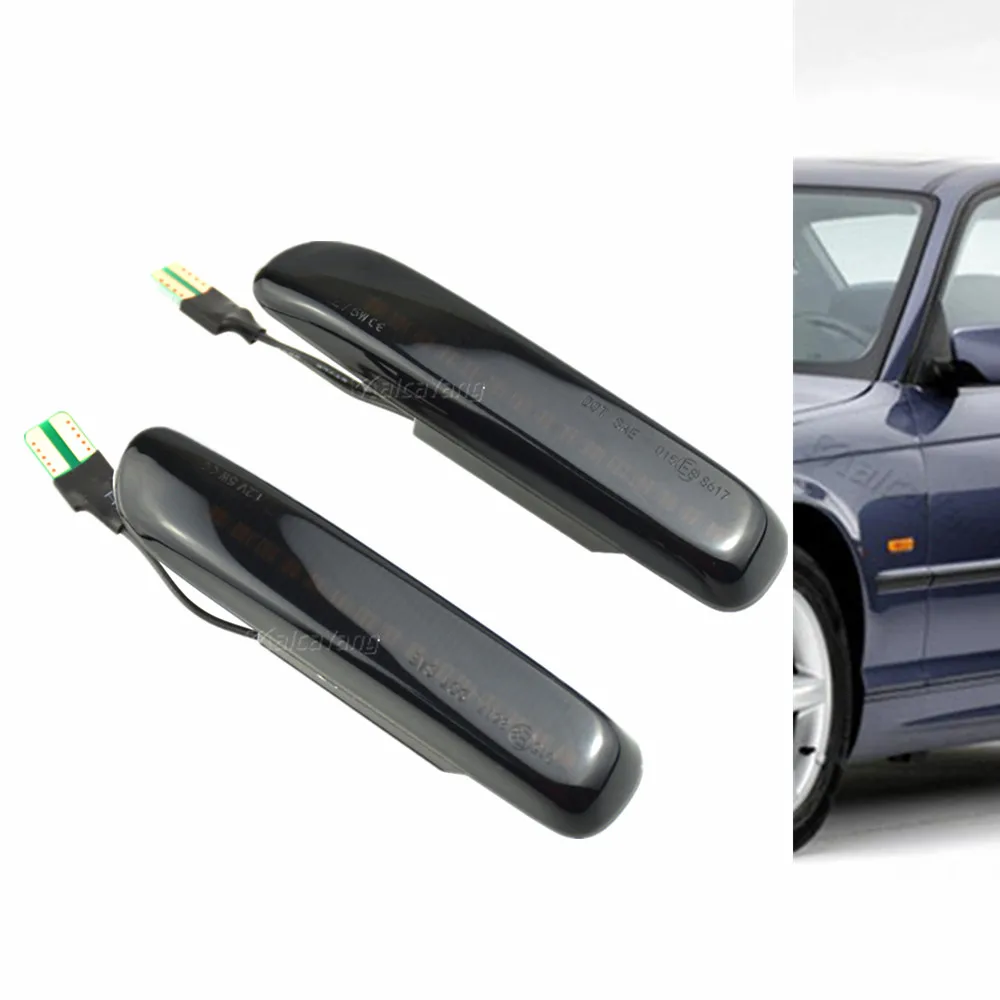 2x Dynamic LED Side Marker Flowing Turn Signal Light Sequential Blinker For BMW E46 3er Limo Coupe Compact Cabriolet Touring
2x Dynamic LED Side Marker Flowing Turn Signal Light Sequential Blinker For BMW E46 3er Limo Coupe Compact Cabriolet Touring