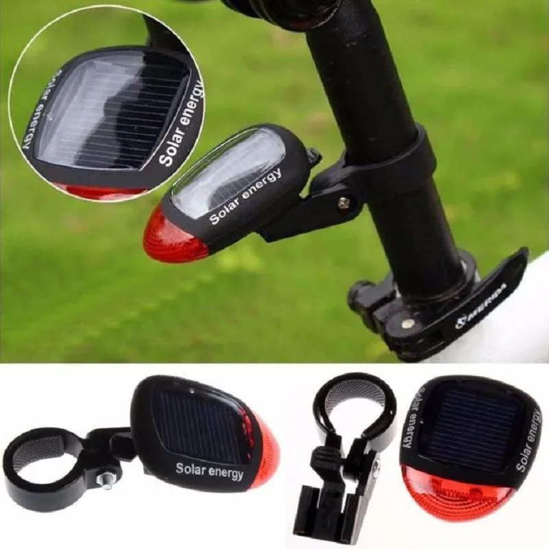 Bike Tail Light Solar Powered 2 LED 4 Modes LED Bicycle Rear Light Cycling Safety Warning Light Bicycle Lights for 4*3cm
Bike Tail Light Solar Powered 2 LED 4 Modes LED Bicycle Rear Light Cycling Safety Warning Light Bicycle Lights for 4*3cm