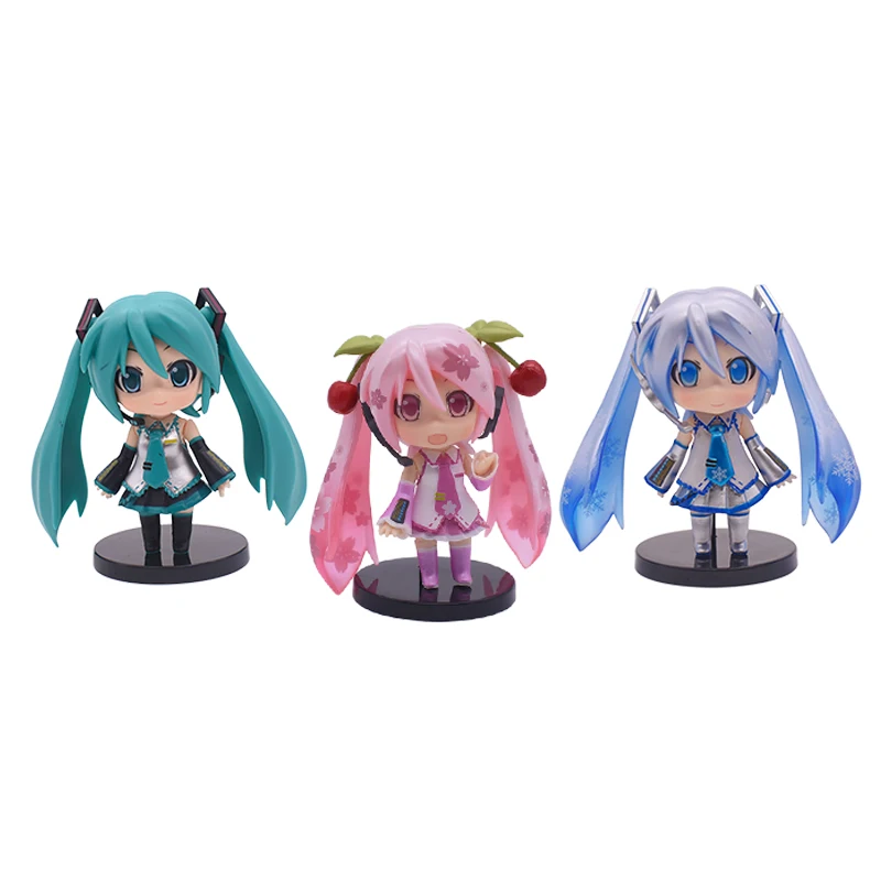 4'' 10CM Hatsune Miku Action Figures Toys Sakura Miku Pink Toys Girls PVC Figure Model Toys
4'' 10CM Hatsune Miku Action Figures Toys Sakura Miku Pink Toys Girls PVC Figure Model Toys