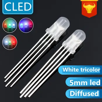 White ROUND 5mm RGW RBW led diffused 4-PIN multicolor dip led RGB full color light diode
White ROUND 5mm RGW RBW led diffused 4-PIN multicolor dip led RGB full color light diode
