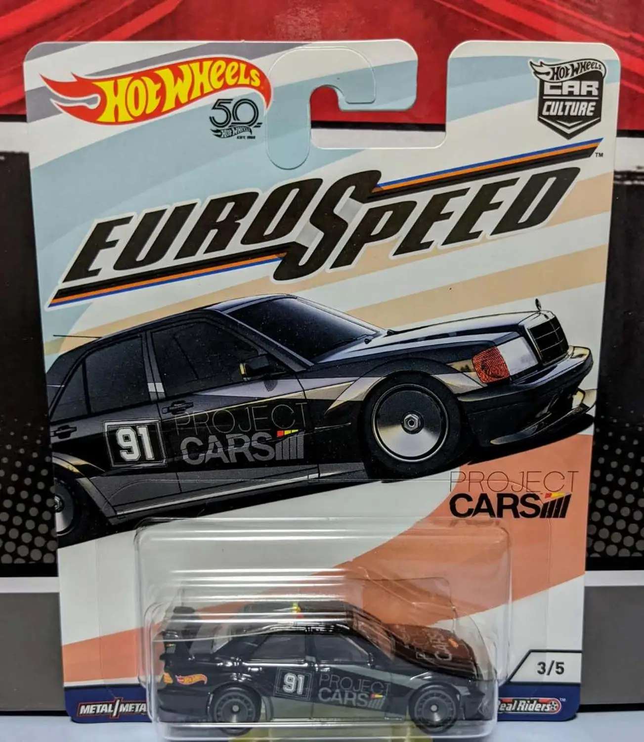 HOT WHEELS Cars 1/64 Euro Speed Mercedes-Benz 190E Collector Edition Metal Diecast Model Car Kids Toys Collection
HOT WHEELS Cars 1/64 Euro Speed Mercedes-Benz 190E Collector Edition Metal Diecast Model Car Kids Toys Collection