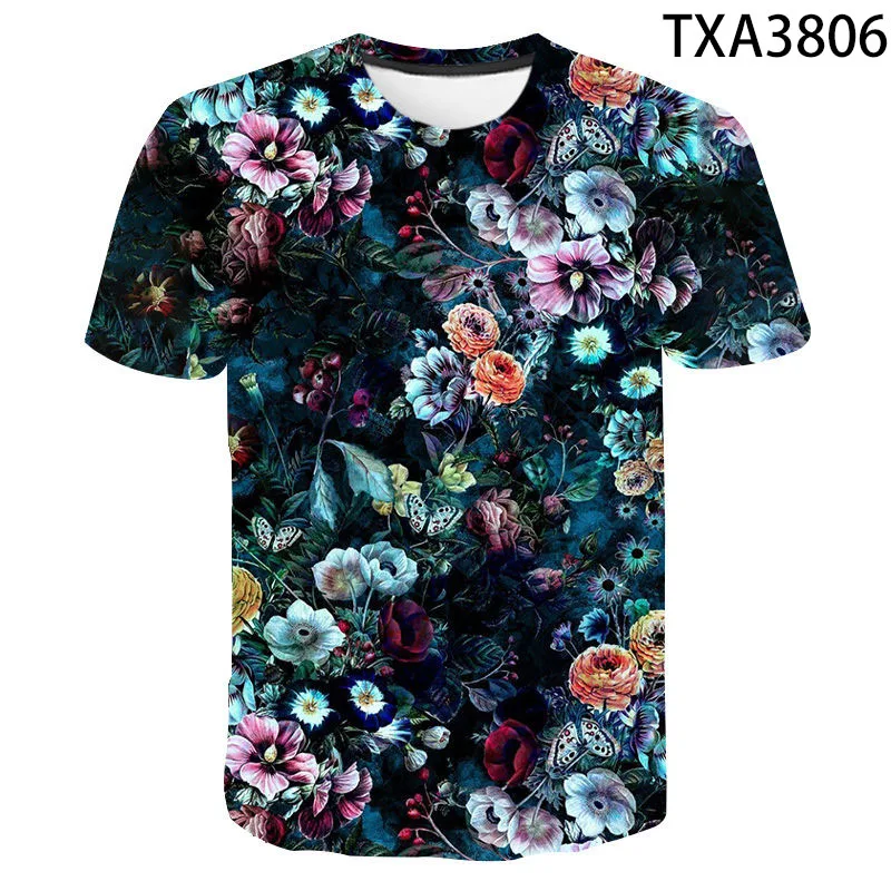 2020 New Summer Flower 3D T shirts Men Women Children Casual Fashion Streetwear Boy Girl Kids Printed T-shirt Cool Tops Tee
2020 New Summer Flower 3D T shirts Men Women Children Casual Fashion Streetwear Boy Girl Kids Printed T-shirt Cool Tops Tee