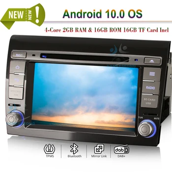 7" for Fiat Bravo Android 10.0 Autoradio Car stereo GPS DAB+ Radio WiFi OBD2 TPMS 4G DTV CD Bluetooth CarPlay+
7" for Fiat Bravo Android 10.0 Autoradio Car stereo GPS DAB+ Radio WiFi OBD2 TPMS 4G DTV CD Bluetooth CarPlay+