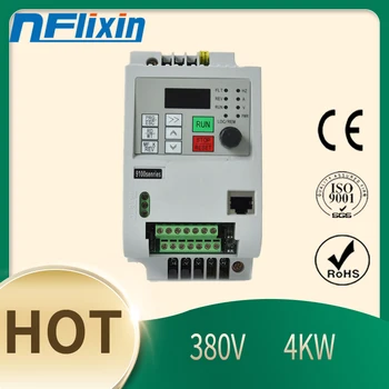 380V 4KW 3 Phase AC Frequency Inverter For AC CNC motor in VxF Vector control Drive Speed Controller Output 380V
380V 4KW 3 Phase AC Frequency Inverter For AC CNC motor in VxF Vector control Drive Speed Controller Output 380V