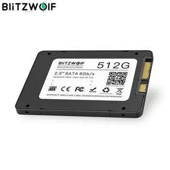 BlitzWolf BW-SSD3 512GB 2.5" SATA3 6Gbps TLC Chip Internal Hard Drive R/ W at 530/450 MB/ s Solid State Disk for SATA PC& Laptop
BlitzWolf BW-SSD3 512GB 2.5" SATA3 6Gbps TLC Chip Internal Hard Drive R/ W at 530/450 MB/ s Solid State Disk for SATA PC& Laptop