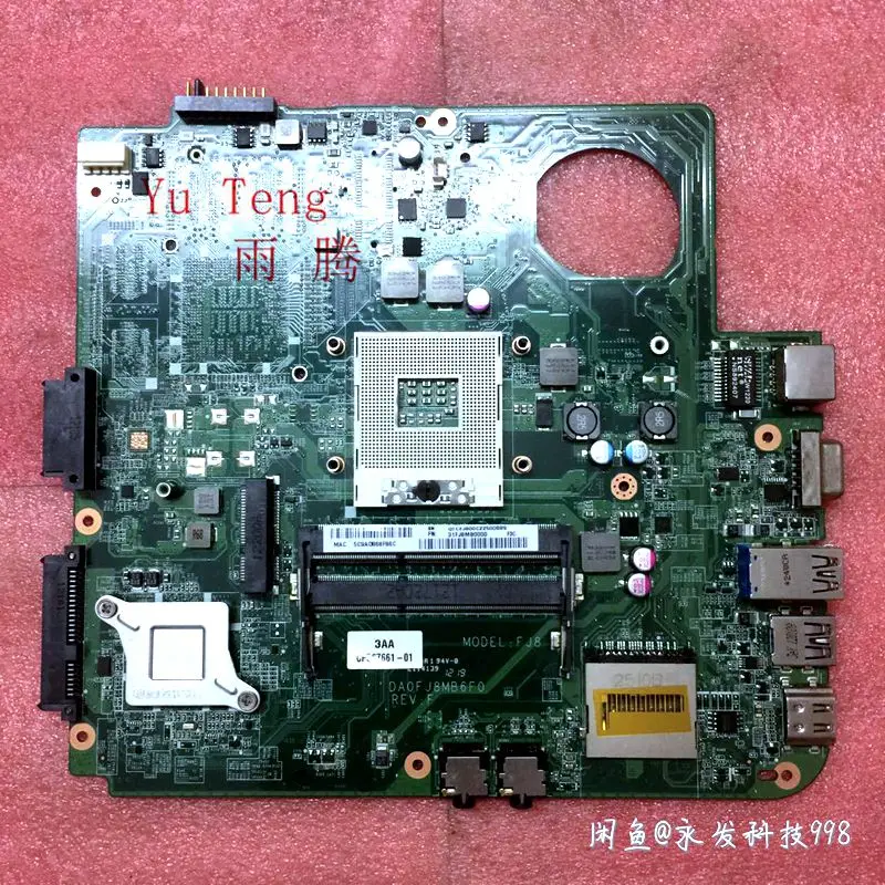 KoCoK материнская плата для ноутбука DA0FJ8MB6F0 SLJ8F DDR3 интегрированная графическая FUJITSU