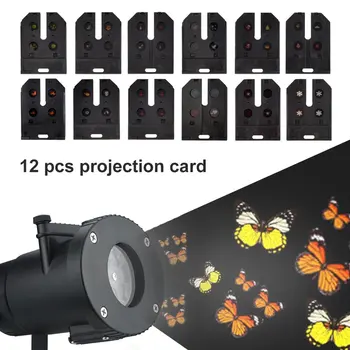 EU/AU/US/UK Plug 12 Pattern Outdoor Waterproof Projector Lamp LED Christmas Snowflake Spotlight Halloween Projector Lights New
EU/AU/US/UK Plug 12 Pattern Outdoor Waterproof Projector Lamp LED Christmas Snowflake Spotlight Halloween Projector Lights New