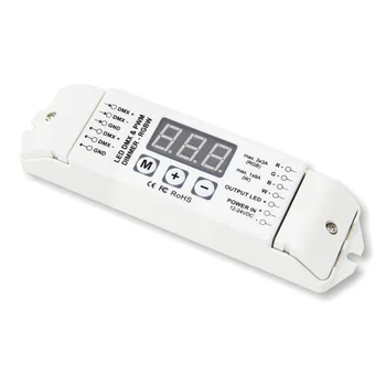 BC-834 DC12V-24V RGBW DMX decoder 4 channels DMX512 decoder led controller for led strip
BC-834 DC12V-24V RGBW DMX decoder 4 channels DMX512 decoder led controller for led strip