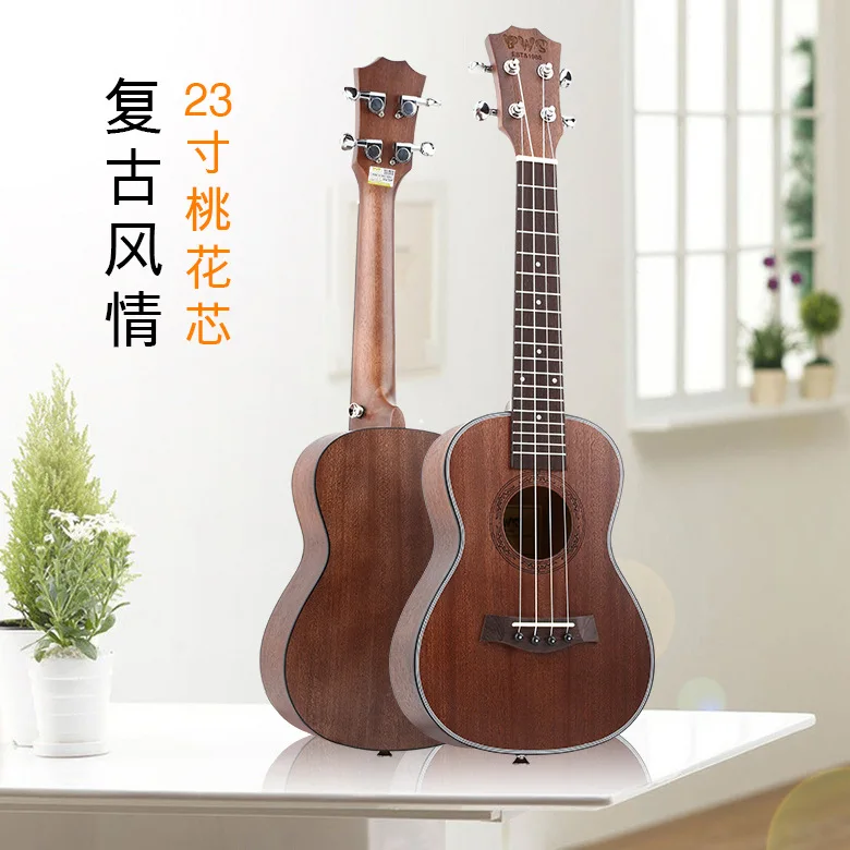 21inch 23inch Ukulele Small Guitar Instrument Beginner Unisex Mahogany 4 Strings Wood Tenor Ukelele Solid Musical Instruments
21inch 23inch Ukulele Small Guitar Instrument Beginner Unisex Mahogany 4 Strings Wood Tenor Ukelele Solid Musical Instruments