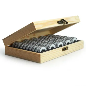 Wooden Coins Display Storage Box 2020 HOT Selling Functional Solid Round Storage Case for Collectible Coin 50 Capsules
Wooden Coins Display Storage Box 2020 HOT Selling Functional Solid Round Storage Case for Collectible Coin 50 Capsules