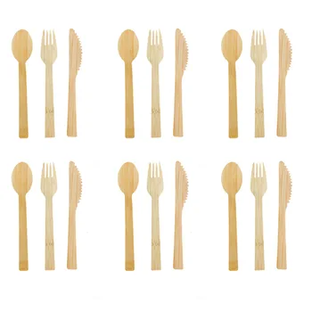 New Eco Friendly Tableware Set Bamboo Cutlery Set Wooden Knife Fork Spoon Flatware Set Biodegradable For Kitchen Utensils
New Eco Friendly Tableware Set Bamboo Cutlery Set Wooden Knife Fork Spoon Flatware Set Biodegradable For Kitchen Utensils