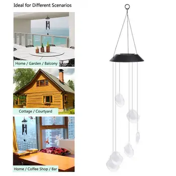 Solar Wind Chimes Lamp Outdoor Fairy Light Romantic LED Wind Chimes Wind Chimes Light Yard Super Bright Durable
Solar Wind Chimes Lamp Outdoor Fairy Light Romantic LED Wind Chimes Wind Chimes Light Yard Super Bright Durable