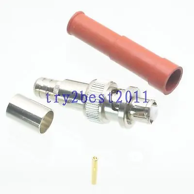 DHL/EMS 20 Sets 1pce Connector SHV 5000V RP-BNC jack pin crimp RG6 High voltage power Straight -C1
DHL/EMS 20 Sets 1pce Connector SHV 5000V RP-BNC jack pin crimp RG6 High voltage power Straight -C1