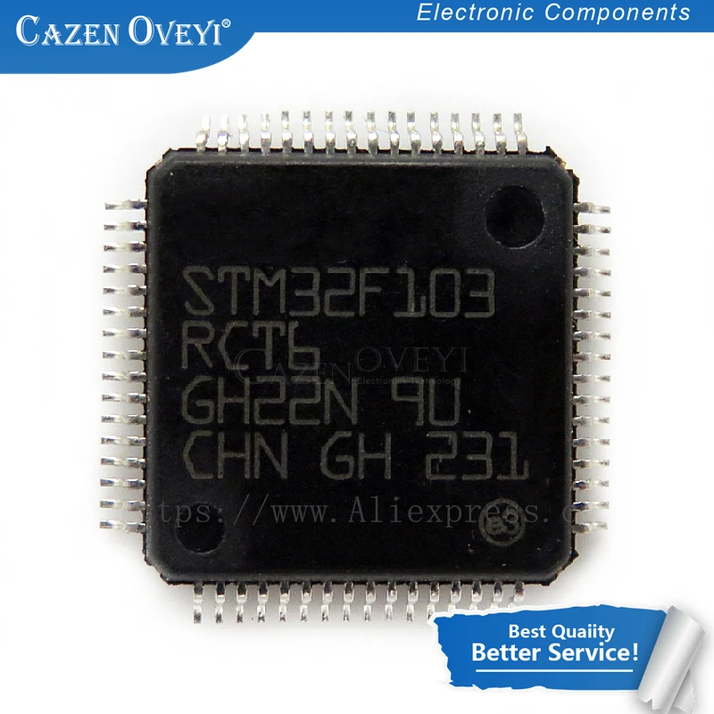 1 шт./лот STM32F103RCT6 LQFP-64 STM32F103 QFP QFP64 ARM в наличии | Электронные компоненты и