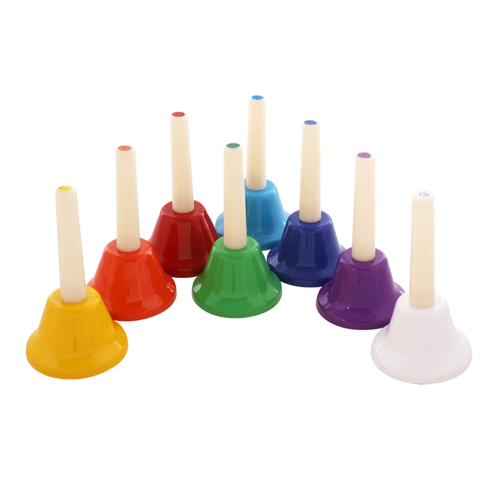 Handbell 8-Note Metal Colorful Kids Children Musical Toy Percussion Instrument Alloy + PVC Monden New Dropshipping N13
Handbell 8-Note Metal Colorful Kids Children Musical Toy Percussion Instrument Alloy + PVC Monden New Dropshipping N13