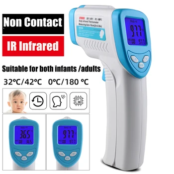 1PC Digital Infrared Thermometer Baby Kids Adult Digital Thermometer Meter Non-contact Pyrometer Thermometer
1PC Digital Infrared Thermometer Baby Kids Adult Digital Thermometer Meter Non-contact Pyrometer Thermometer
